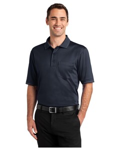 Select Snag-Proof Tipped Pocket Polo. Blue CornerStone CS415 Blue
