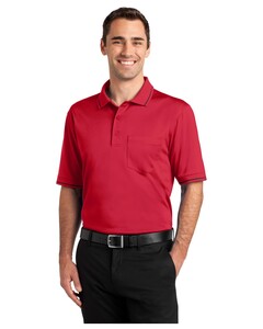 Select Snag-Proof Tipped Pocket Polo. Red CornerStone CS415 Red