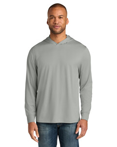 CornerStone CS440LSH Gray-Workwear Pro Long Sleeve Hooded T-Shirt Gray