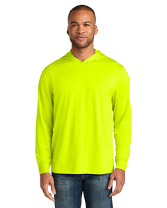 CornerStone CS440LSH Safety-Workwear Pro Long Sleeve Hooded T-Shirt Safety