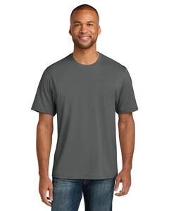CornerStone CS440P Gray-Workwear Pro Short Sleeve Pocket Tee Gray