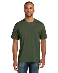 CornerStone CS440P Green-Workwear Pro Short Sleeve Pocket Tee Green