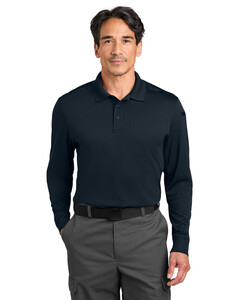 CornerStone CS452LS Navy-Workwear Pro Tactical Long Sleeve Polo  Navy