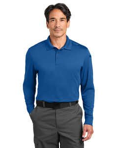 CornerStone CS452LS Blue-Workwear Pro Tactical Long Sleeve Polo  Blue