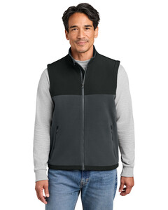 CornerStone CSF751 Gray-Fleece Overlay Vest  Gray