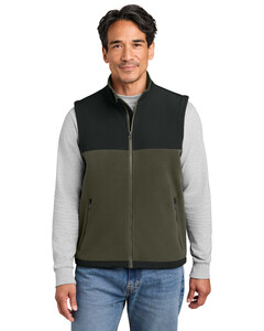 CornerStone CSF751 Green-Fleece Overlay Vest  Green