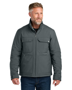 Insulated Workwear Soft Shell Gray CornerStone CSJ75 Gray