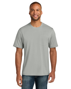CornerStone TLCS440P Gray-Tall Workwear Pro Short Sleeve Pocket Tee  Gray