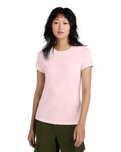 Women's Perfect Weight Crew T-Shirt Pink District DM104L Pink