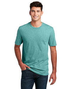 District DM108 Blue-Green-Mens Perfect Blend  Crew T-Shirt Blue-Green