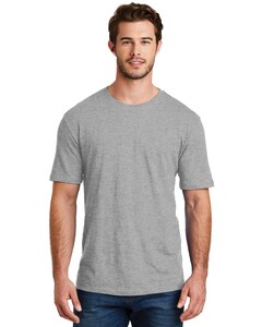 District DM108 Gray-Mens Perfect Blend  Crew T-Shirt Gray