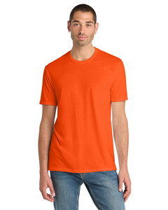 District DM108 Orange-Mens Perfect Blend  Crew T-Shirt Orange