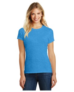 Women's Perfect Blend Crew T-Shirt Blue-Green District DM108L Blue-Green