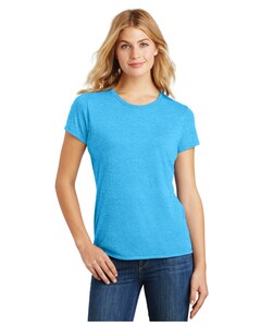 District DM130L Blue-Women's Perfect Triblend T-Shirt Blue