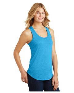 District DM138L Blue-Women's Perfect Tri™ Racerback Tank Top Blue