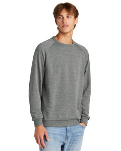 District DT1304 Gray-Perfect Tri Fleece Crewneck Sweatshirt Gray