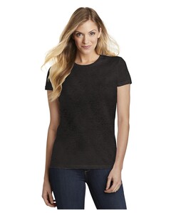 District DT155 Black-Women's Fitted Perfect Tri T-Shirt Black