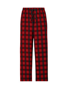 District DT1810 Red-Flannel Pocket Pant Red