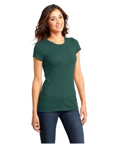 Women's Fitted Very Important Tee T-Shirt Green District DT6001 Green