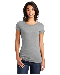 District DT6001 Gray-Women's Fitted Very Important Tee T-Shirt Gray