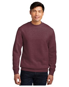 District DT6104 Red-District V.I.T. Fleece Crewneck Sweatshirt Red