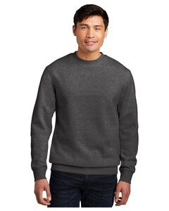 District DT6104 Gray-District V.I.T. Fleece Crewneck Sweatshirt Gray