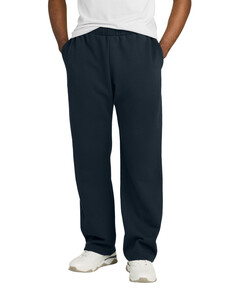 District DT6117 Navy-V.I.T. Fleece Open-Bottom Sweatpant Navy