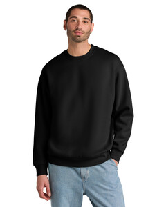 District DT6154 Black-V.I.T. Heavyweight Fleece Crew Black