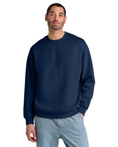 District DT6154 Blue-V.I.T. Heavyweight Fleece Crew Blue