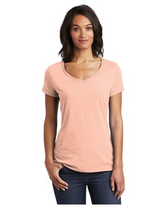 District DT6503 Pink-Women's Very Important Tee V-Neck Pink