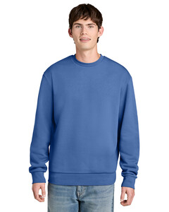 District DT6704 Blue-MelloFleece Crew Blue