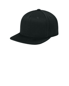 FlexFit FF110F Black-110 Snapback Cap Black