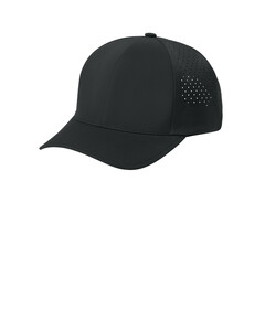 FlexFit FF180AP Black-Delta Perforated Cap Black