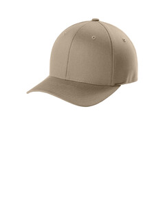 FlexFit FF5001 Brown-V-Flexfit Cotton Twill Cap Brown