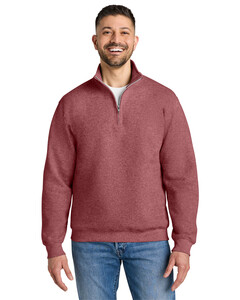 Gildan 18810 Red-Heavy Blend 1/4-Zip Sweatshirt Red
