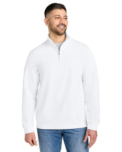 Gildan 18810 White-Heavy Blend 1/4-Zip Sweatshirt White
