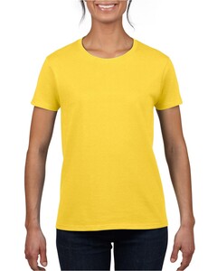 Women's 100% Ultra Cotton T-Shirt Yellow Gildan 2000L Yellow