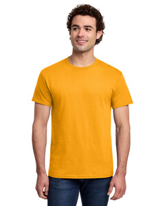 Gildan 3000 Yellow-Light Cotton T-Shirt Yellow