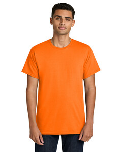 Gildan 3000 Orange-Light Cotton T-Shirt Orange