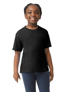 Gildan 3000B Black-Youth Light Cotton T-Shirt Black