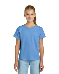 Gildan 3000B Blue-Youth Light Cotton T-Shirt Blue
