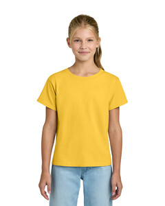 Gildan 3000B Yellow-Youth Light Cotton T-Shirt Yellow