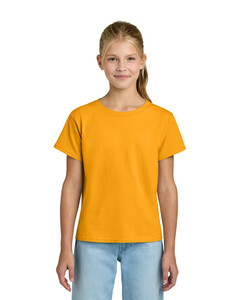 Gildan 3000B Yellow-Youth Light Cotton T-Shirt Yellow