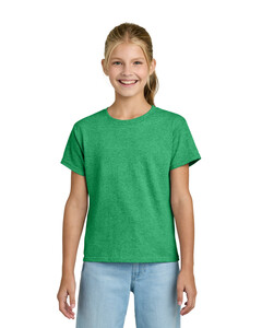 Gildan 3000B Green-Youth Light Cotton T-Shirt Green