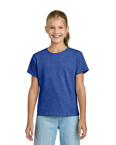 Gildan 3000B Blue-Youth Light Cotton T-Shirt Blue