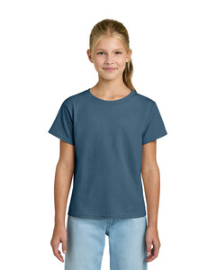 Gildan 3000B Blue-Youth Light Cotton T-Shirt Blue