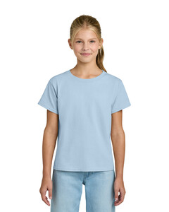 Gildan 3000B Blue-Youth Light Cotton T-Shirt Blue