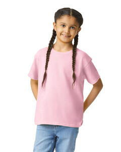 Gildan 3000B Pink-Youth Light Cotton T-Shirt Pink