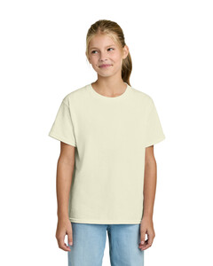 Gildan 3000B White-Youth Light Cotton T-Shirt White
