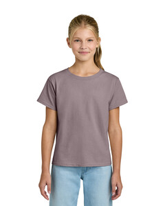 Gildan 3000B Purple-Youth Light Cotton T-Shirt Purple